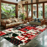 Popular Christmas Living Room Decoration Rug Large Area Anti-slip Mat Fluffy Children Rugs Cartoon Bedroom Decor Carpet New Year Semilevi