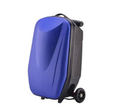 Carrylove 21" Inch Adults Scooter Luggage Carry On Rolling Suitcase Lazy Trolley Bag With Wheels Semilevi