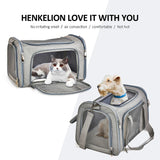 Dog Carrier Bag Soft Side Backpack Cat Pet Carriers Dog Travel Bags Airline Approved Transport For Small Dogs Cats Outgoing Semilevi