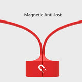 Magnetic Anti-Lost Silicone Earphone Rope Holder Cable For Apple AirPods Wireless Bluetooth Headphone Neck Strap Cord String Semilevi