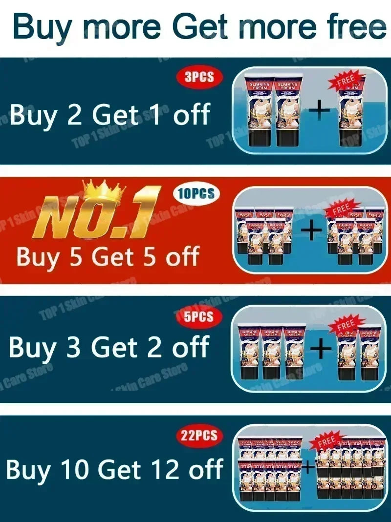 Massage Cream for Tummy, Abdomen, Belly and Waist Firming Cream  for Weight Loss - Anti Cellulite Cream And Stomach Fat Burner Semilevi