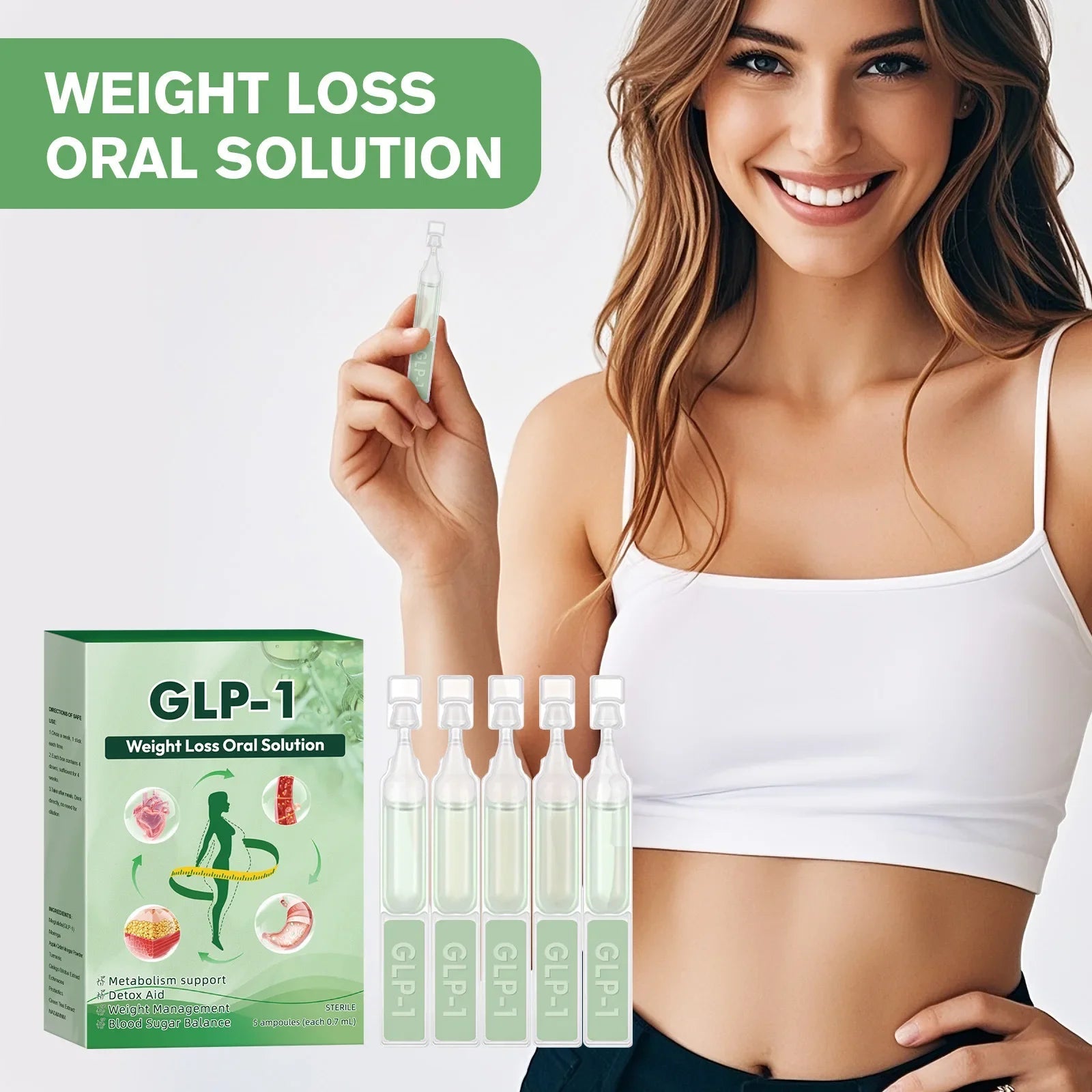 3/2/1Box GLP-1 Natural Supplement Drops,For Women Men Natural Advanced Body Care Liquids Drops Body Care Supplies Semilevi