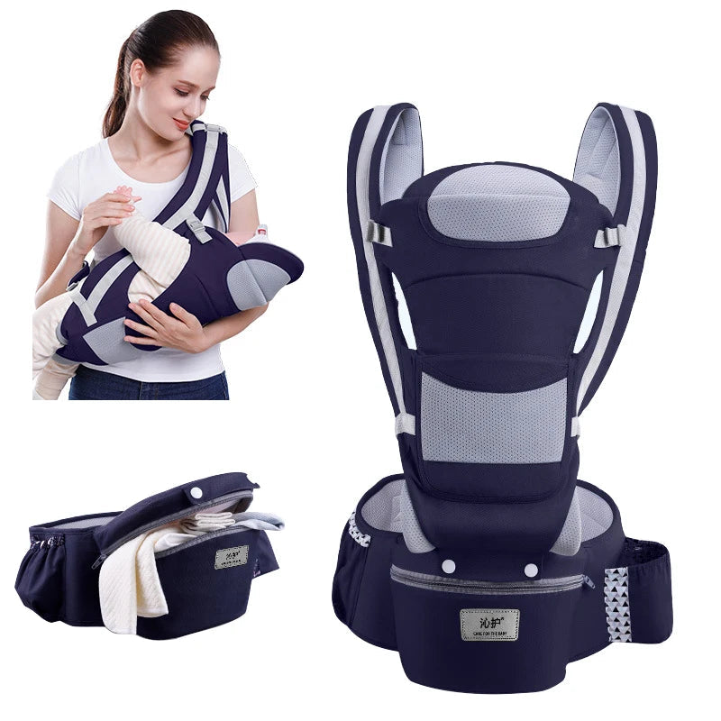 Newborn Ergonomic Baby Carrier Backpack Infant Baby Hipseat Carrier Front Facing Ergonomic Kangaroo Baby Wrap Sling Travel Semilevi
