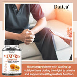 Pumpkin Seed Oil + Saw Palmetto Extract, Supports Prostate and Urinary System Health, Hair Care, Anti-Hair Loss, Men's Health Semilevi