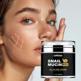 ENVISHA Skin Care Snail Mucus Facial Cream Firming Whitening Anti-Aging Moisturizing Hydrating Beauty Health Shrink Pores Semilevi