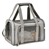 Dog Carrier Bag Soft Side Backpack Cat Pet Carriers Dog Travel Bags Airline Approved Transport For Small Dogs Cats Outgoing Semilevi