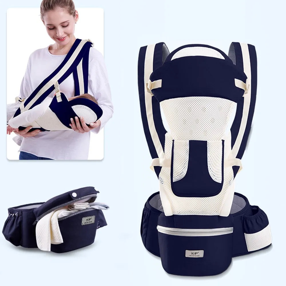 Newborn Ergonomic Baby Carrier Backpack Infant Baby Hipseat Carrier Front Facing Ergonomic Kangaroo Baby Wrap Sling Travel Semilevi