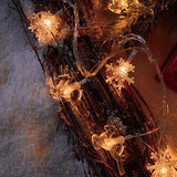 3M Christmas Lights LED Snowflake String Lights Xmas Fairy Light Lamp For Home New Year Party Supplies Christmas Tree Decor Semilevi