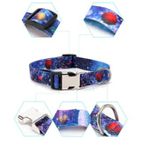Forest Pattern Collar Pet Accessories Pet Stripes Polyester National Wind Dog Rope Adjustable Nylon Dog Collar Personalized Semilevi
