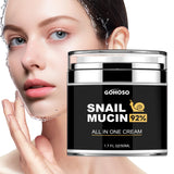 ENVISHA Skin Care Snail Mucus Facial Cream Firming Whitening Anti-Aging Moisturizing Hydrating Beauty Health Shrink Pores Semilevi