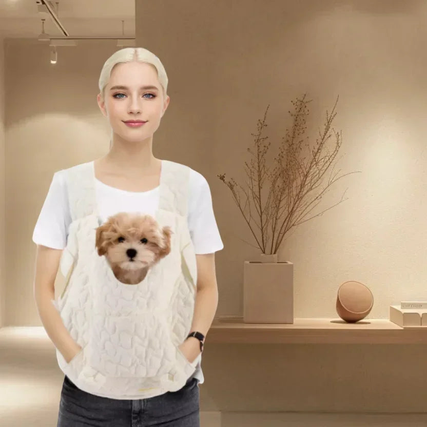 Dog Carrier Cat Backpack Extra Large Capacity Pet Chest Bag Dog and Cat Outdoor Bag Waterproof and Wind Resistant Portable Semilevi