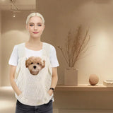 Dog Carrier Cat Backpack Extra Large Capacity Pet Chest Bag Dog and Cat Outdoor Bag Waterproof and Wind Resistant Portable Semilevi