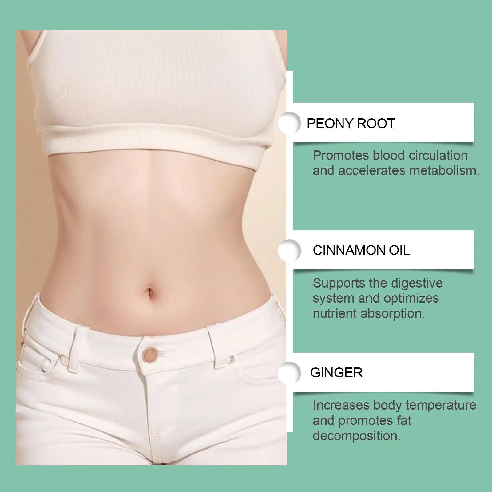 Ximonth Herbal Slimming Patch Fat Burning Weight Loss Improve Blood Circulation Reduce Appetite Lightweight Breathable Mugwort Semilevi