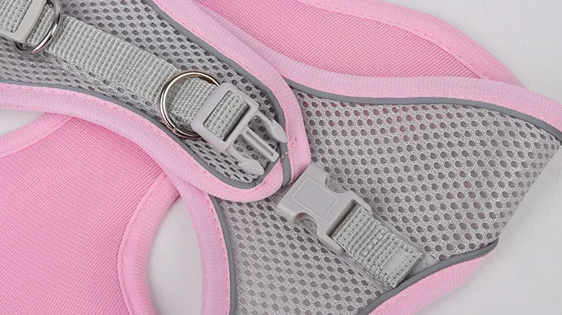 Puppy Harness Set Dog Accessories Adjustable Puppy and Cat Harness Vest Semilevi