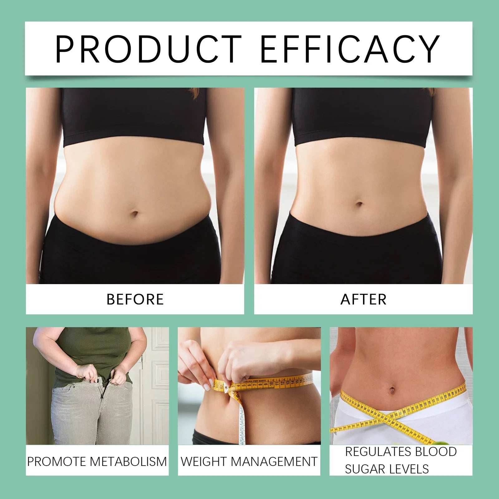 Ximonth Herbal Slimming Patch Fat Burning Weight Loss Improve Blood Circulation Reduce Appetite Lightweight Breathable Mugwort Semilevi