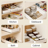 2Pcs Pull-Out Cabinet Organizer – No-Punch Slide-Out Racks for Kitchen, Bathroom, Pantry, and Cabinets, Home Storage Solution Semilevi