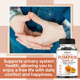 Pumpkin Seed Oil + Saw Palmetto Extract, Supports Prostate and Urinary System Health, Hair Care, Anti-Hair Loss, Men's Health Semilevi