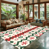 Popular Christmas Living Room Decoration Rug Large Area Anti-slip Mat Fluffy Children Rugs Cartoon Bedroom Decor Carpet New Year Semilevi