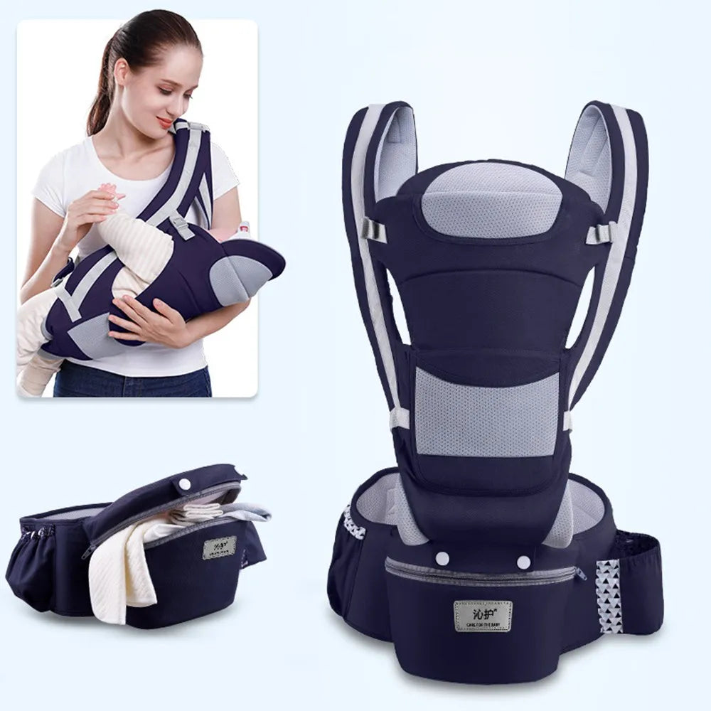 Newborn Ergonomic Baby Carrier Backpack Infant Baby Hipseat Carrier Front Facing Ergonomic Kangaroo Baby Wrap Sling Travel Semilevi