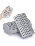 2 Packs Damp Clean Duster Sponge, Duster for Cleaning Blinds, Glass, Baseboards, Vents, Railings, Mirrors, Window Semilevi