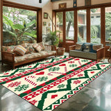 Popular Christmas Living Room Decoration Rug Large Area Anti-slip Mat Fluffy Children Rugs Cartoon Bedroom Decor Carpet New Year Semilevi