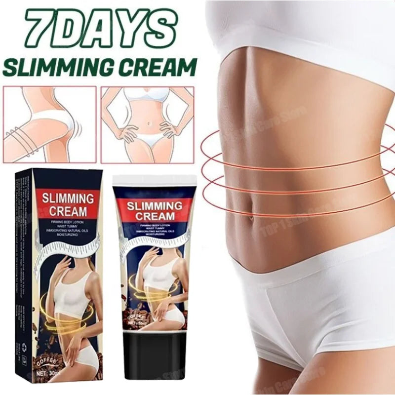 Massage Cream for Tummy, Abdomen, Belly and Waist Firming Cream  for Weight Loss - Anti Cellulite Cream And Stomach Fat Burner Semilevi