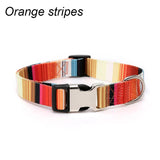 Forest Pattern Collar Pet Accessories Pet Stripes Polyester National Wind Dog Rope Adjustable Nylon Dog Collar Personalized Semilevi